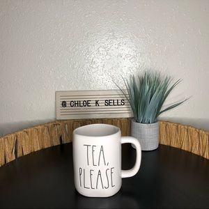 Rae Dunn TEA, PLEASE mug.